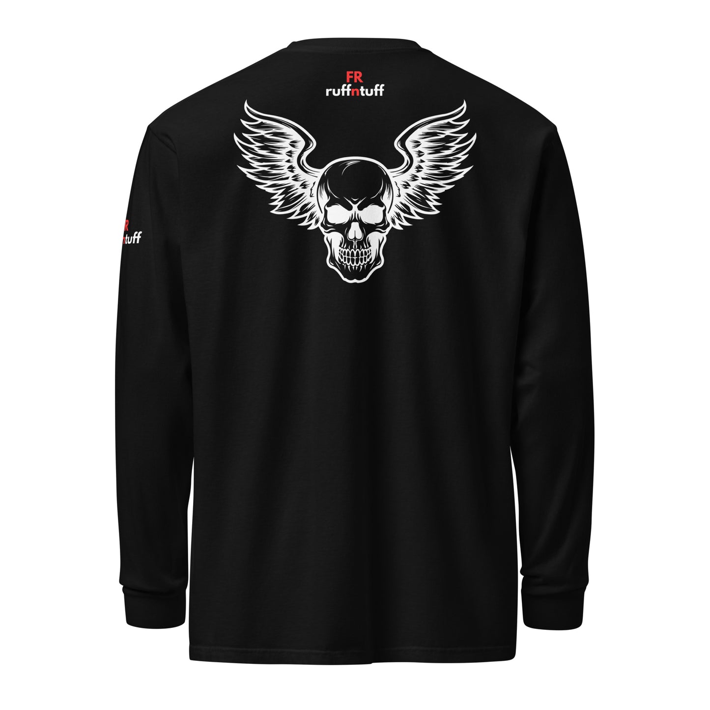 FRruffntuff Oilfield Skull and Wings FR Flame Resistant CAT 2 Long Sleeve Work Shirt