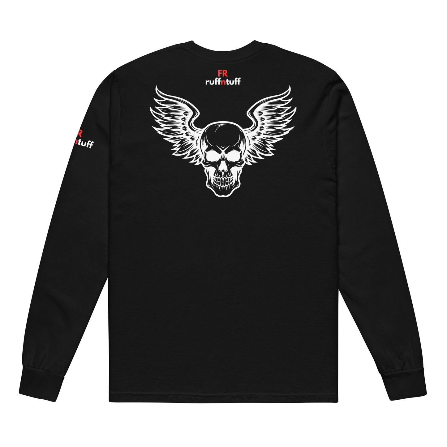 FRruffntuff Oilfield Skull and Wings FR Flame Resistant CAT 2 Long Sleeve Work Shirt